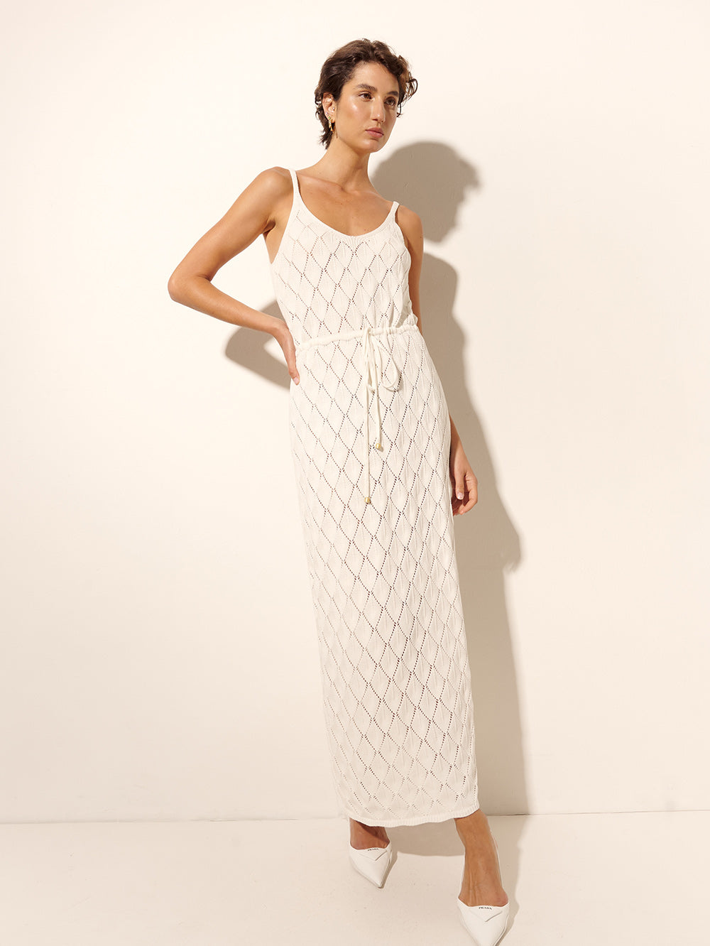 Strappy knit hotsell midi dress