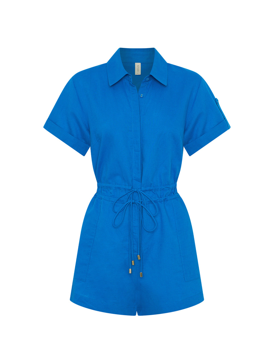 Alexia Playsuit KIVARI | Blue playsuit