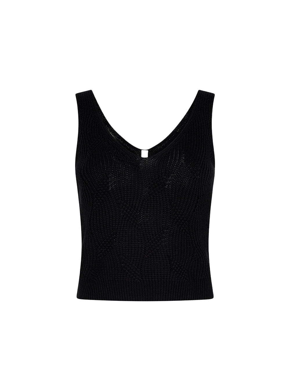 Aloe Knit Cami - Black