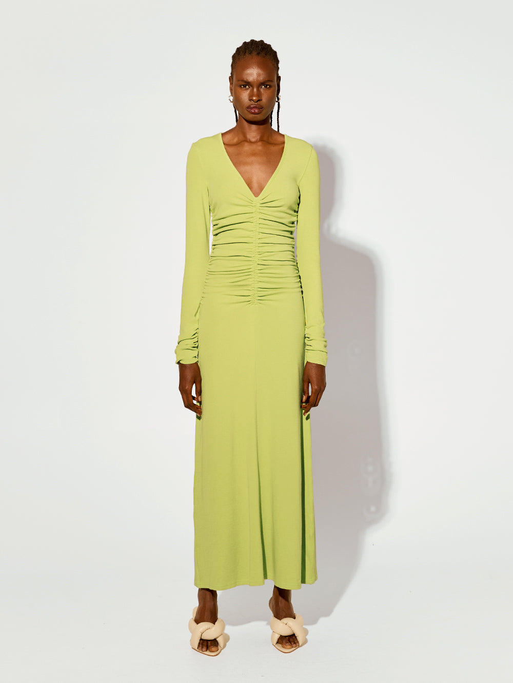 Lime maxi dress best sale