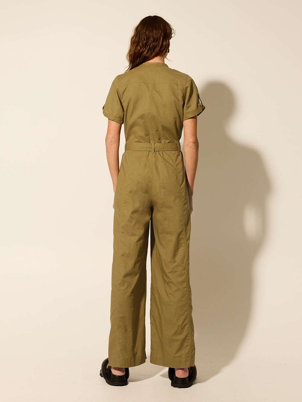 Ebony Jumpsuit Khaki KIVARI