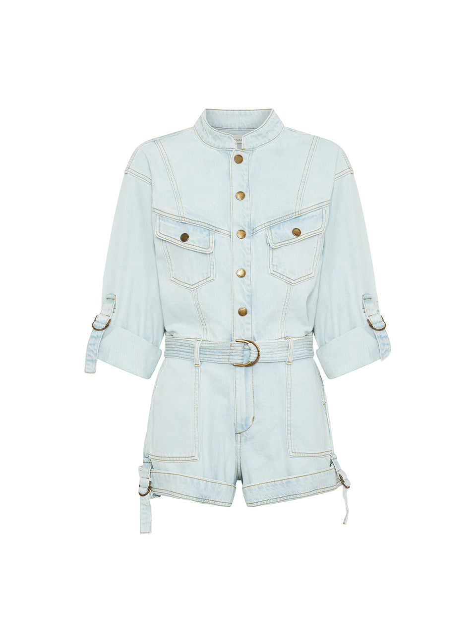 Elena Playsuit - Pale Blue