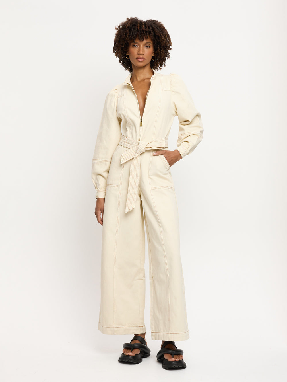 Lourdes Boilersuit Cream KIVARI