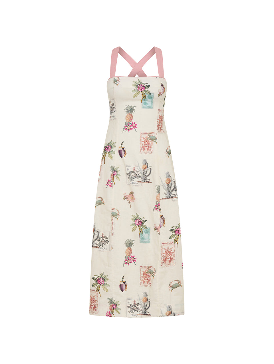 Lyra Tie Back Midi Dress