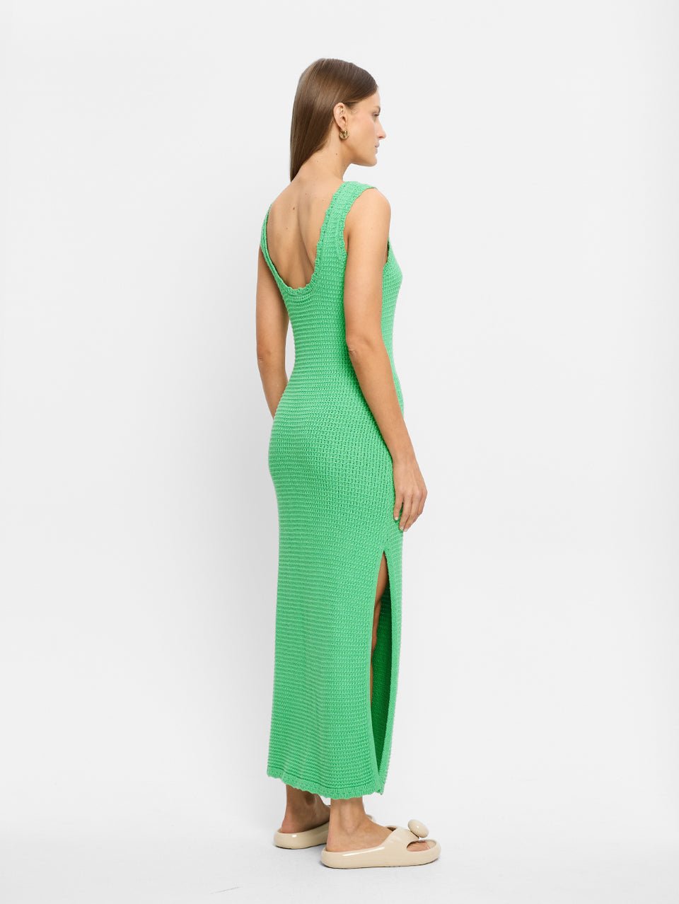 Martina Maxi Knit Dress - Green