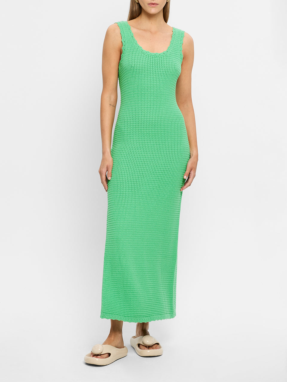 Martina Maxi Knit Dress - Green