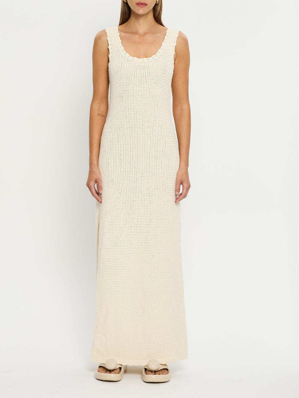 Martina Maxi Knit Dress - Cream