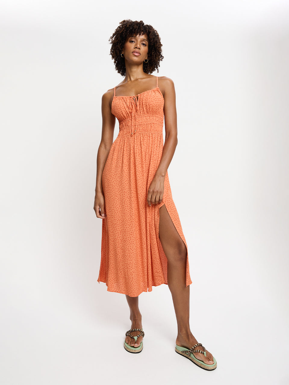 Milana Strappy Midi Dress | KIVARI