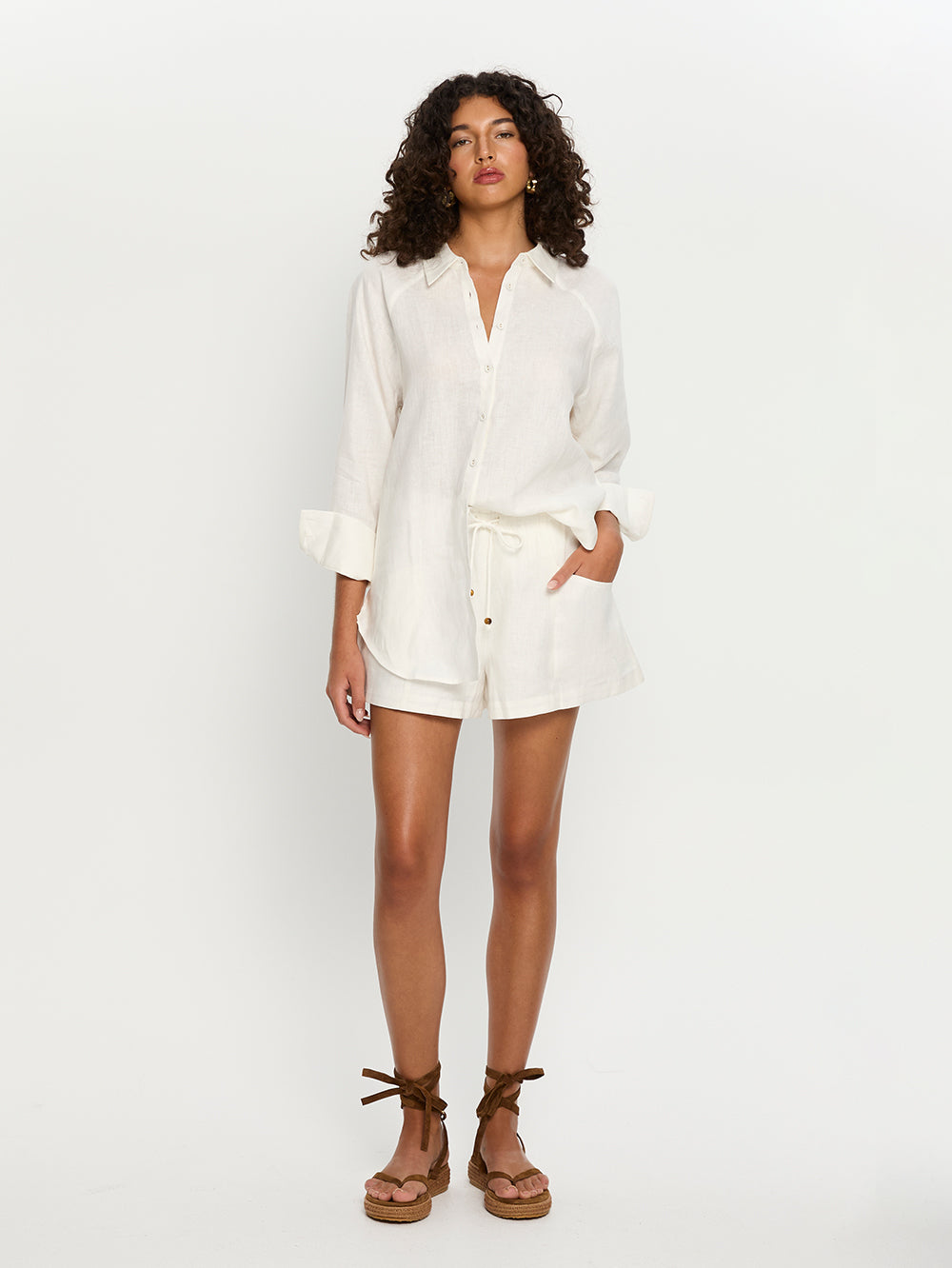 Nikita Shirt White | KIVARI