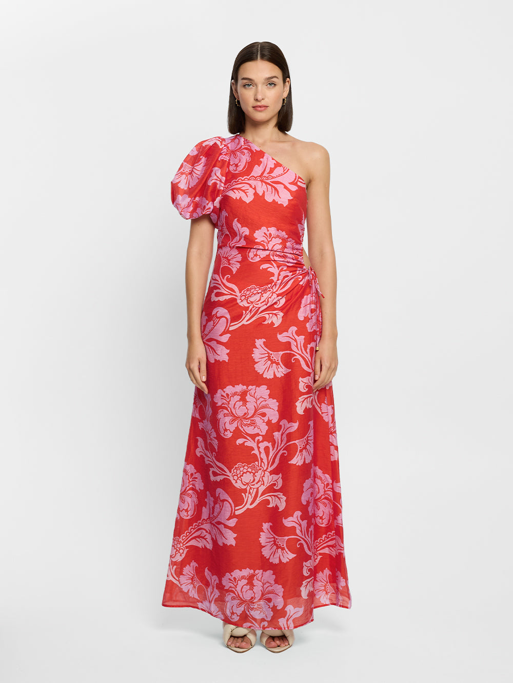 Olina One Shoulder Maxi Dress | KIVARI