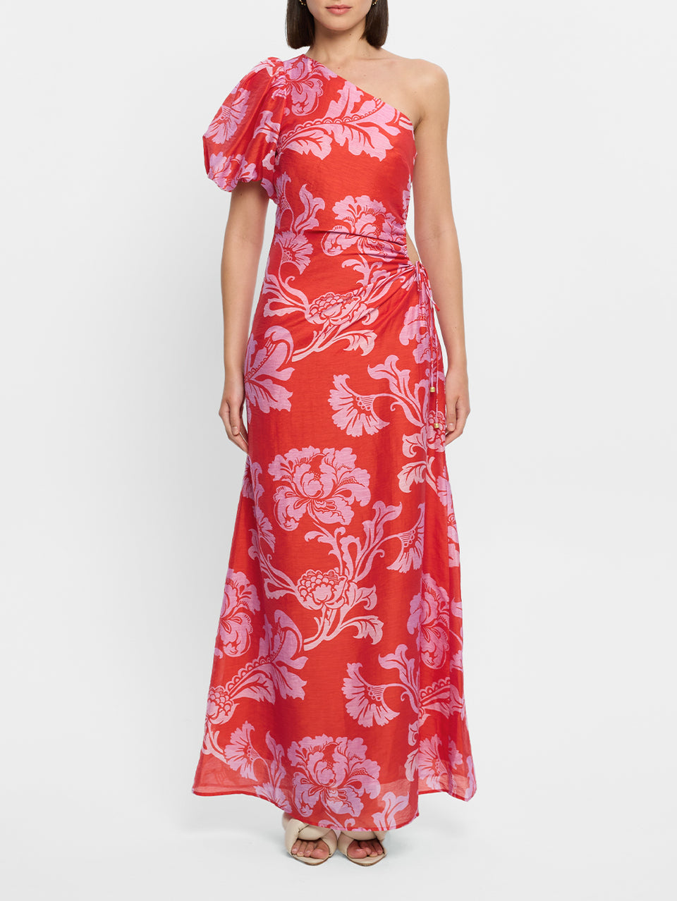 Olina One Shoulder Maxi Dress