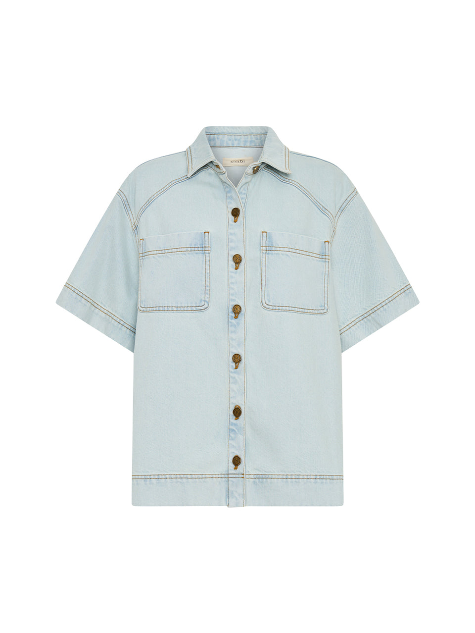 Paloma Denim Shirt - Pale Blue