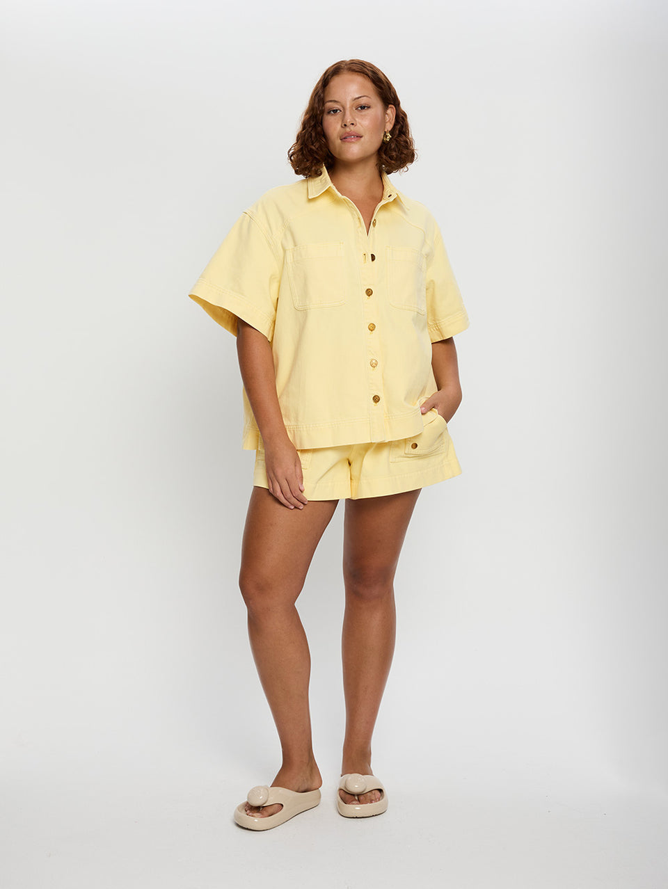 Paloma Denim Shirt - Butter