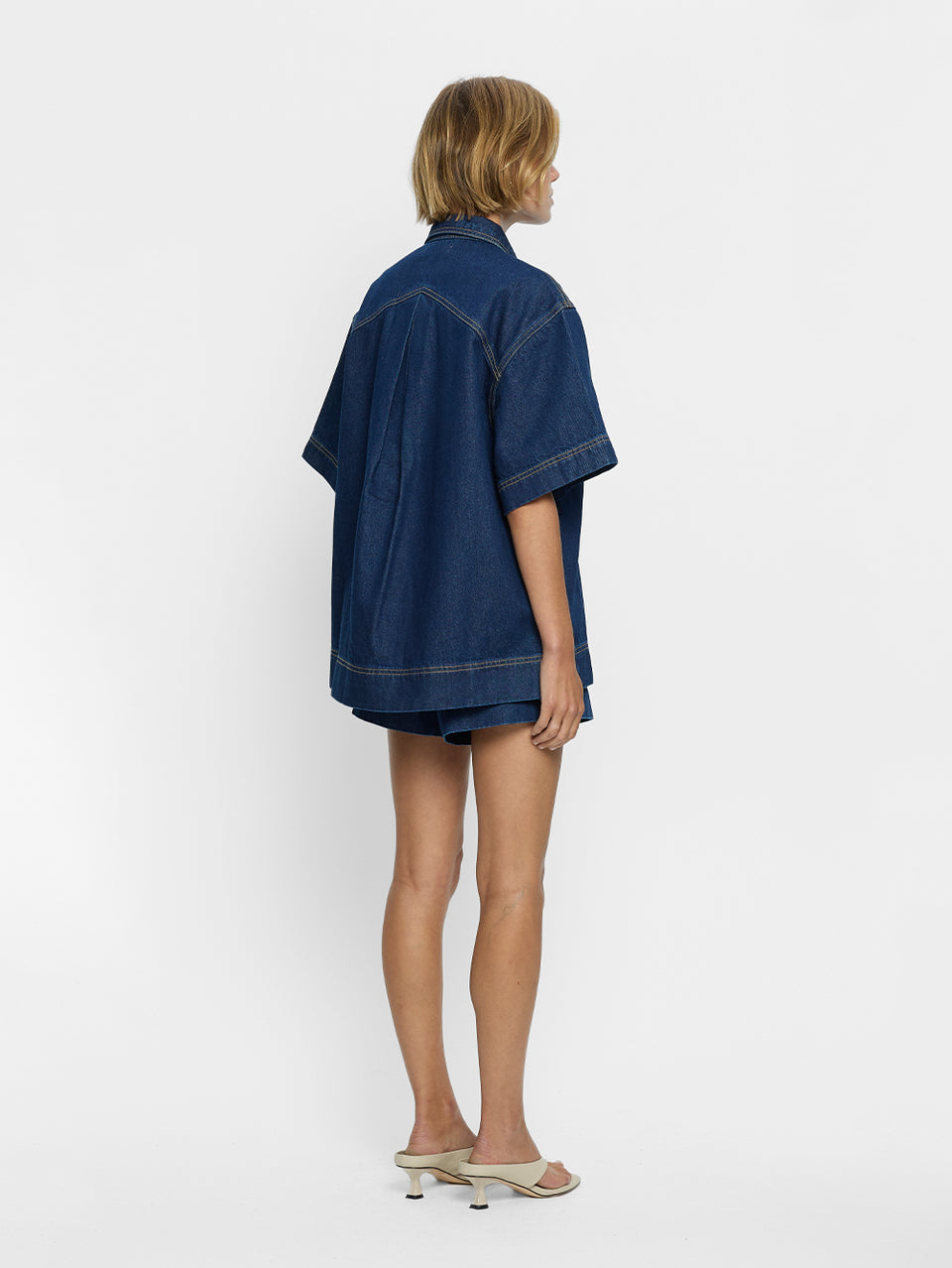 Paloma Denim Shirt - Dark Indigo