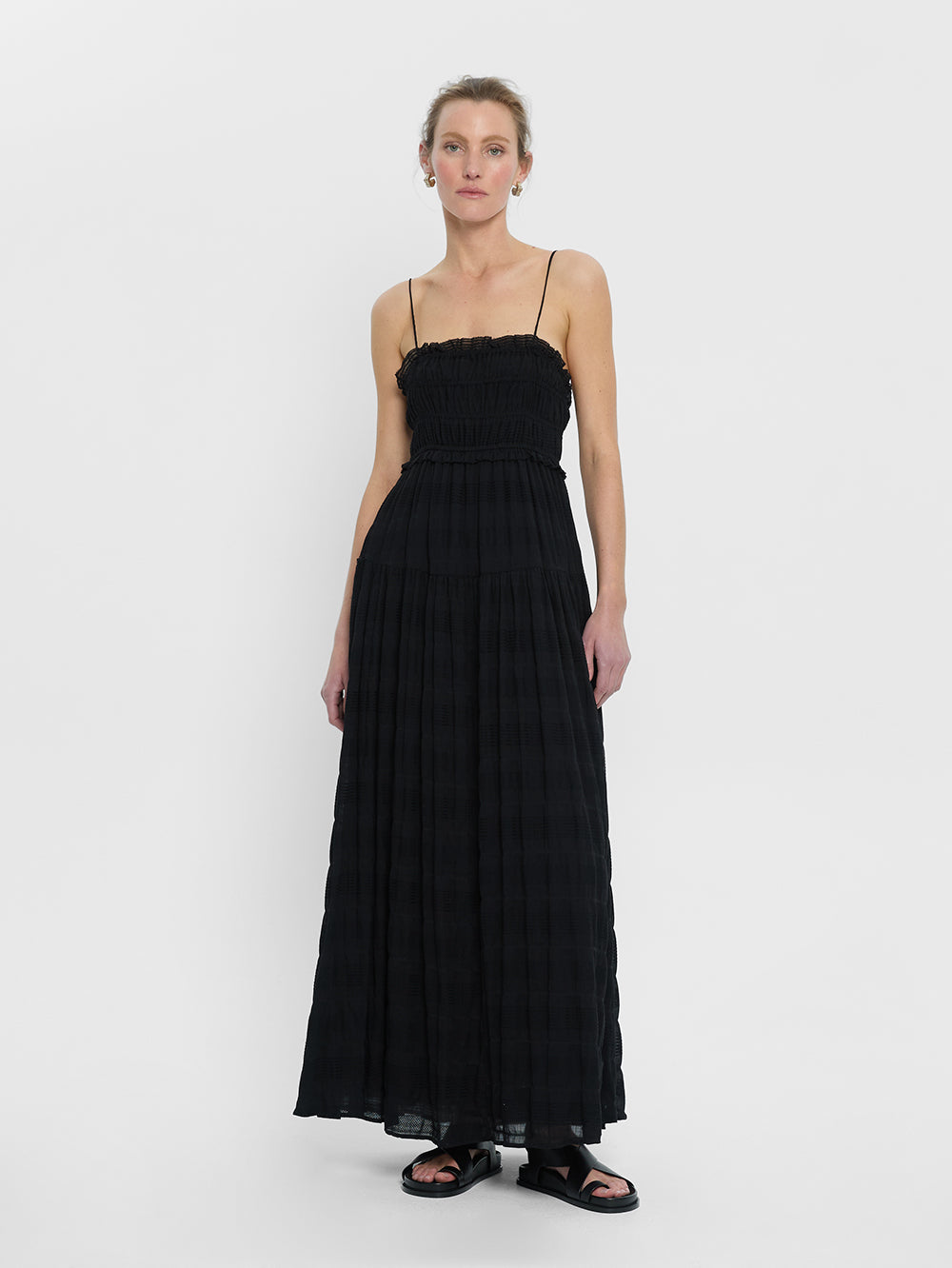 Rylan Maxi Dress Black | KIVARI